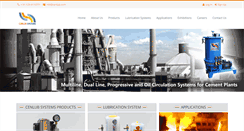 Desktop Screenshot of cenlub.com